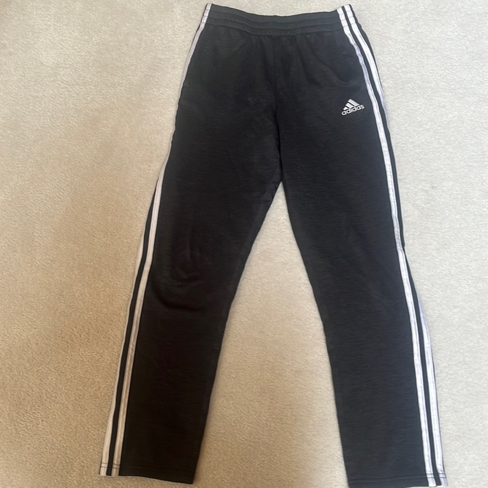 Large Black Adidas Sweatpants